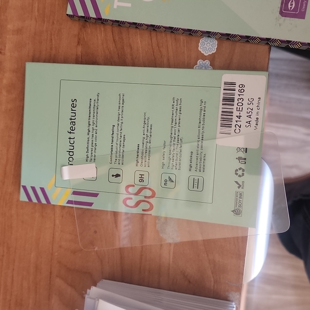 Samsung Galaxy A52 Tempered Glass Screen Protector 2 Pack